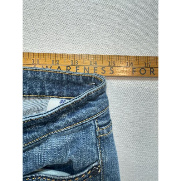 BCBG Max Azria Womens Skinny Jeans Size 28 Blue Denim Medium Wash Casual Pockets - Picture 6 of 14